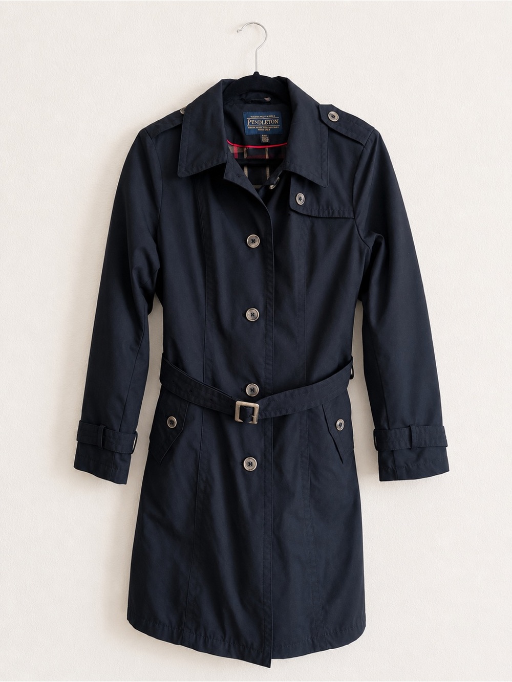 PENDLETON Waterproof Trench Coat Size Medium - Picture 3 of 9